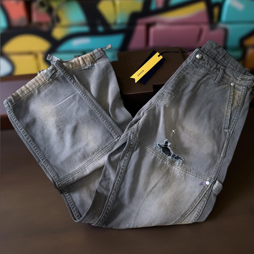 Rhude Reza Double Knee Carpenter Pants Mens M New Luxury Streetwear Utility